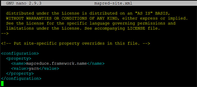 hadoop hdfs mapred config raspberry pi